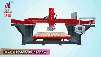 Hualong Tombstone Machinery Hlyt-700 Laser PLC Stone Cutting Machine