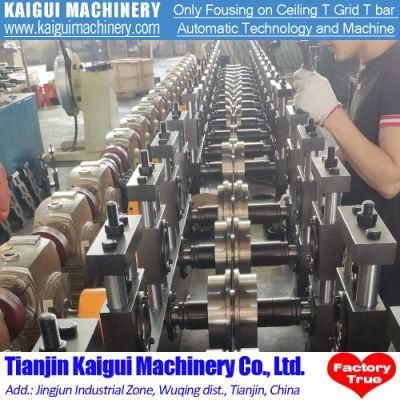 Real Factory Ceiling T Grid Machine Main Tee and Cross Tee Roll Forming Machine