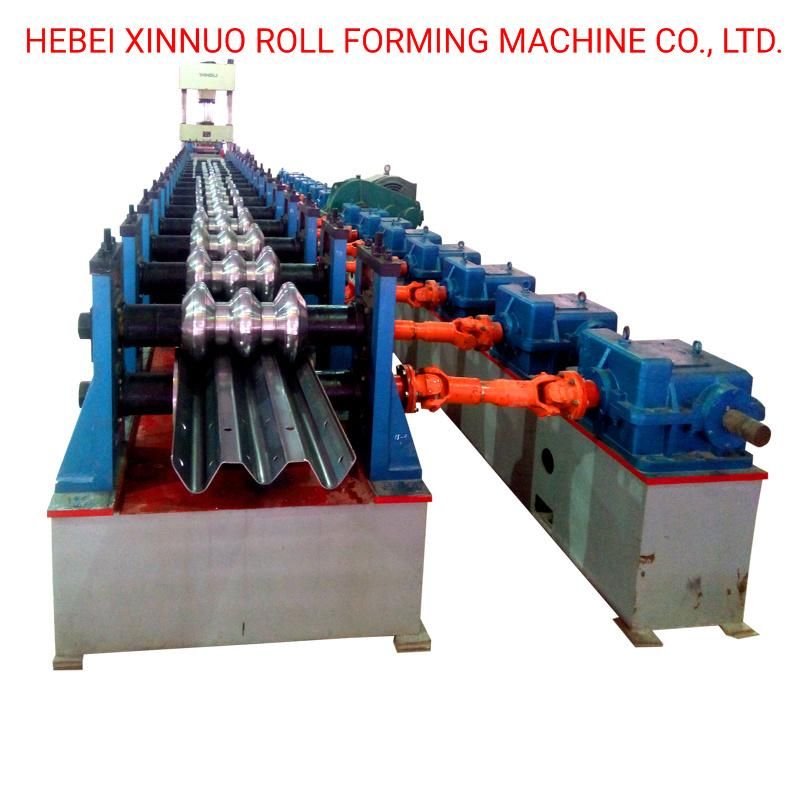 3 Waves or 2 Waves Galvanized Highway Guardrail Drilling Machine Banding Machine