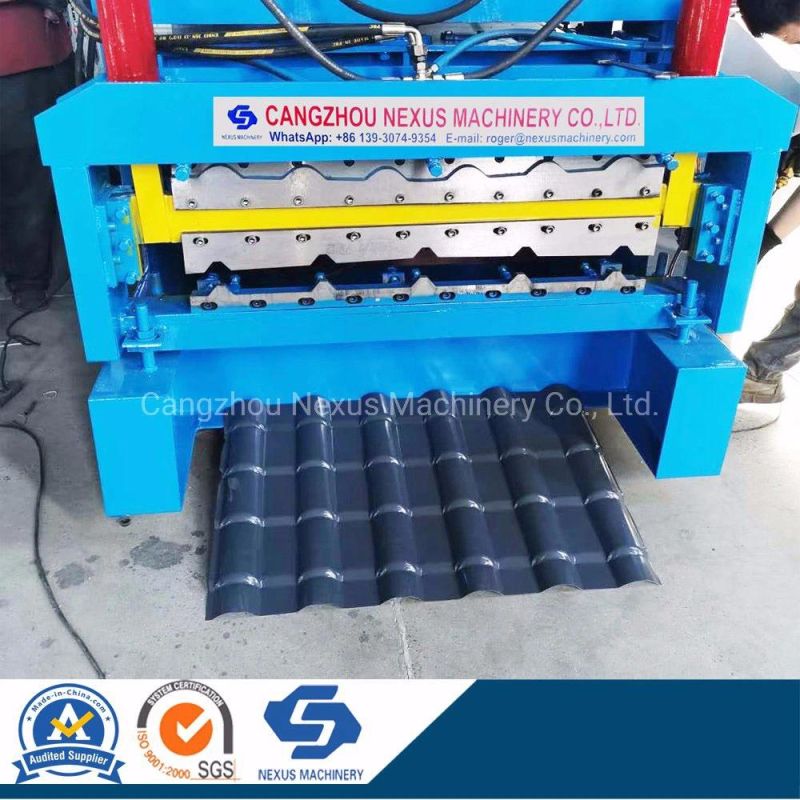 Nexus Ibr Roof Sheeting Roll Forming Machine Q Tile Roman Sheets Making Machinery