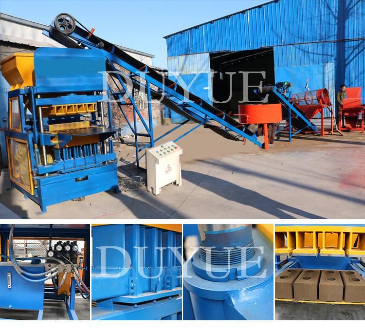 Hr4-10 Easy to Operate and Low Investment Soil Interlocking Block Making Machine
