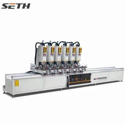 Curtain Wall Center Multiple Spindle Combination Six Head Aluminum Drilling Machine for Sale