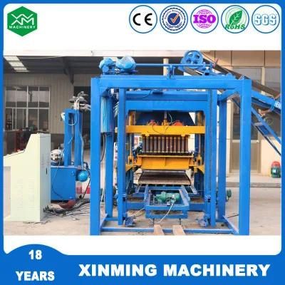 Qt4-18 Hydraulic Interlocking Flyash Interlocking Concrete Brick Paver Block Machine in Sri Lanka