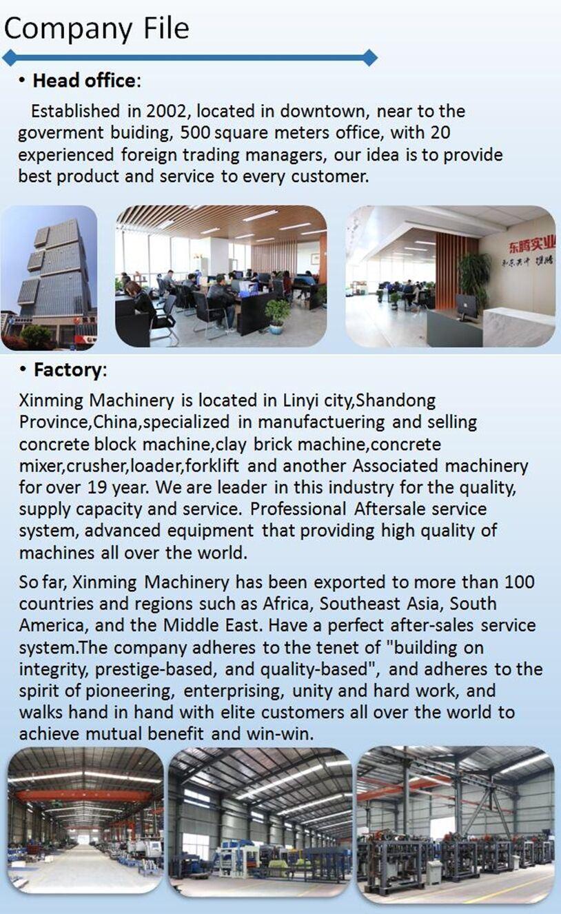 Brick Press Machine Xm 2-10 Hydraulic Automatic Clay Block Machine Brick Making Machine for Wall Materials