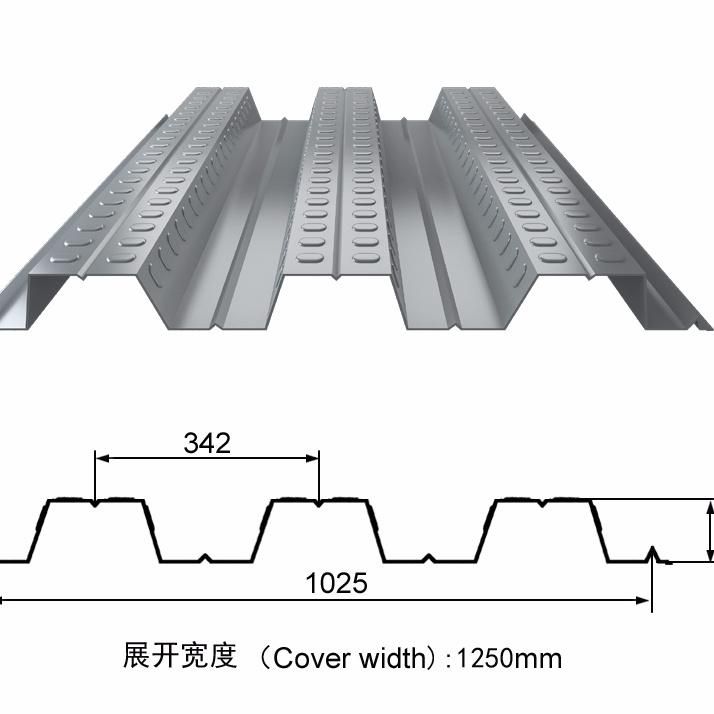 Cold Steel Forming 1025 Width Floor Deck Roll Forming Machine