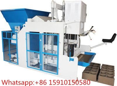 Qtm10-15 Automatic Mobile Block Machine Hollow Block Egg Layer Brick Machine