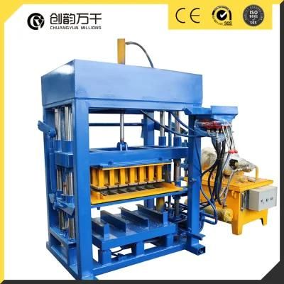 High Efficiency Qt4-30 Diesel Engine Brick Machine Ganar Brick Making Machine