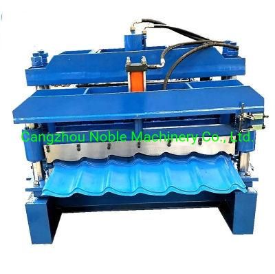 Glazed Metal Roof Tile Making Roll Forming Machine