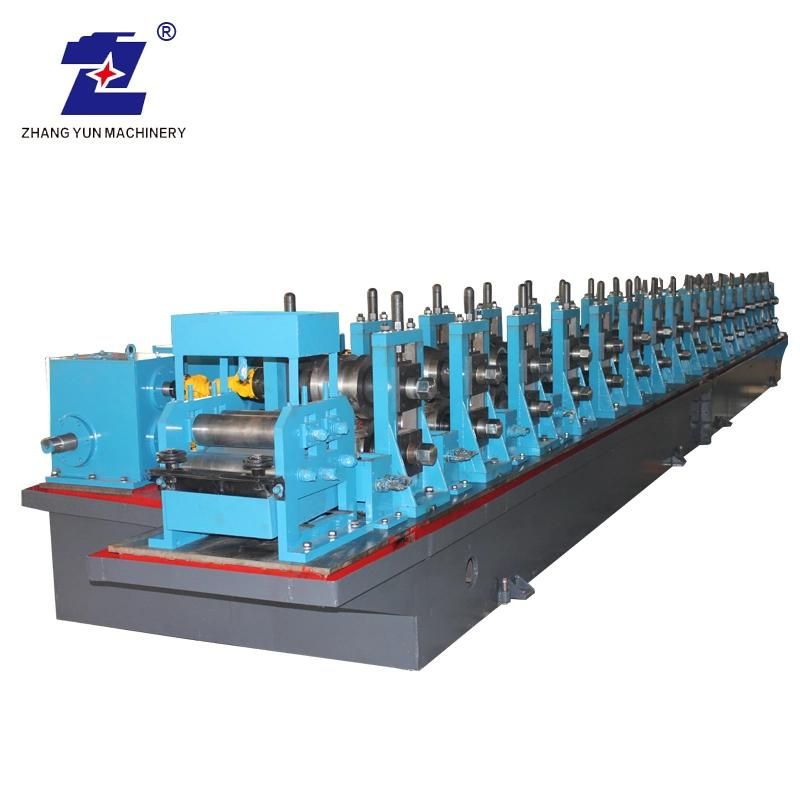 Making Galvanized Steel Profile T Shaped Elevator Guide Rail File Machine