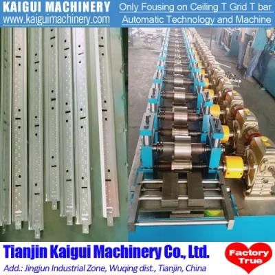 New Arrival Worm Gearbox Ceiling T Bar Roll Forming Machine