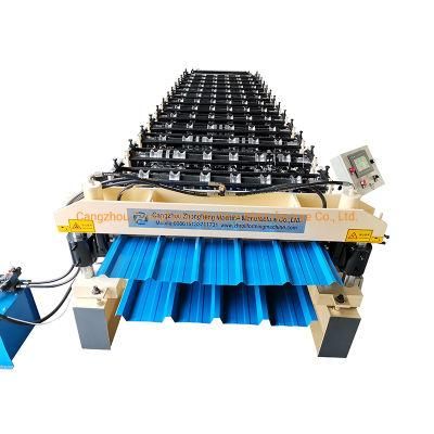 R Panel Profile and AG Panel Profile Double Roof Roll Forming Machine Line