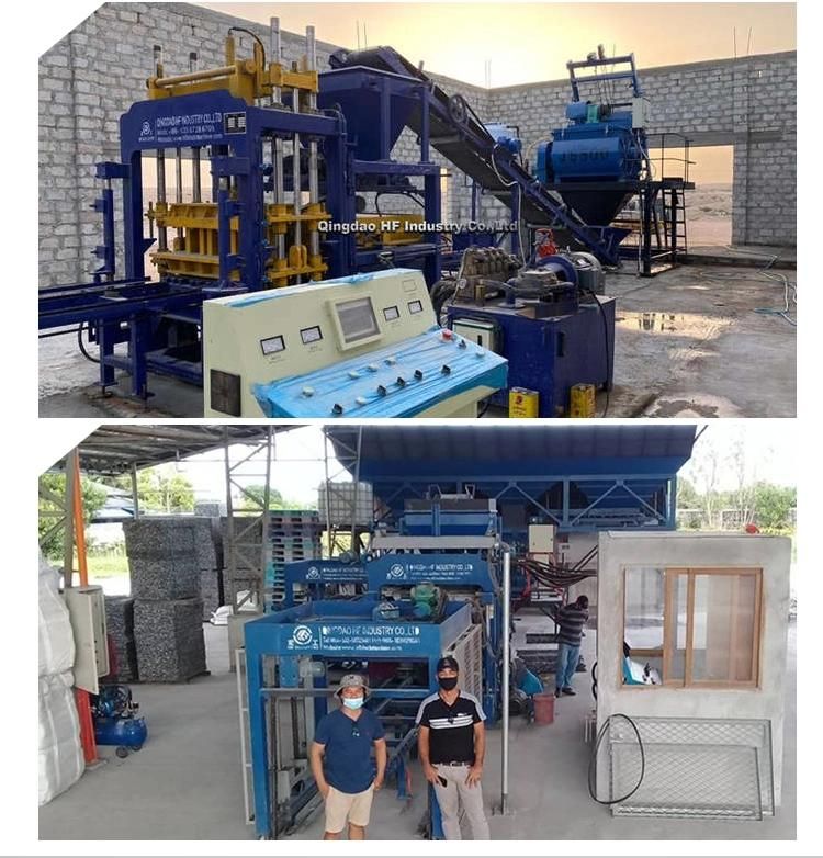 Qt8-15 Big Size of Construction Concrete Brick Block Machine Supplier