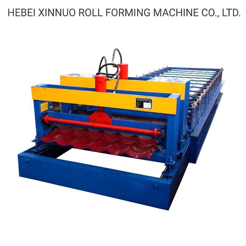 Roof Glazed Tile Roller Stamp Press Machine Aluminum Roof Tile Machine