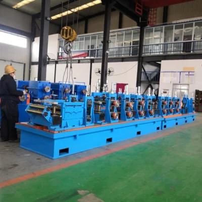 Tube Mill Pipe Makeing Machine Automatic Steel Round / Square Tube Making Machine ERW Pipe Mill