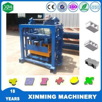 Qt40-2 Concrete Hollow Brick Making Machine Paver Block Making Machine in Vibration Mode