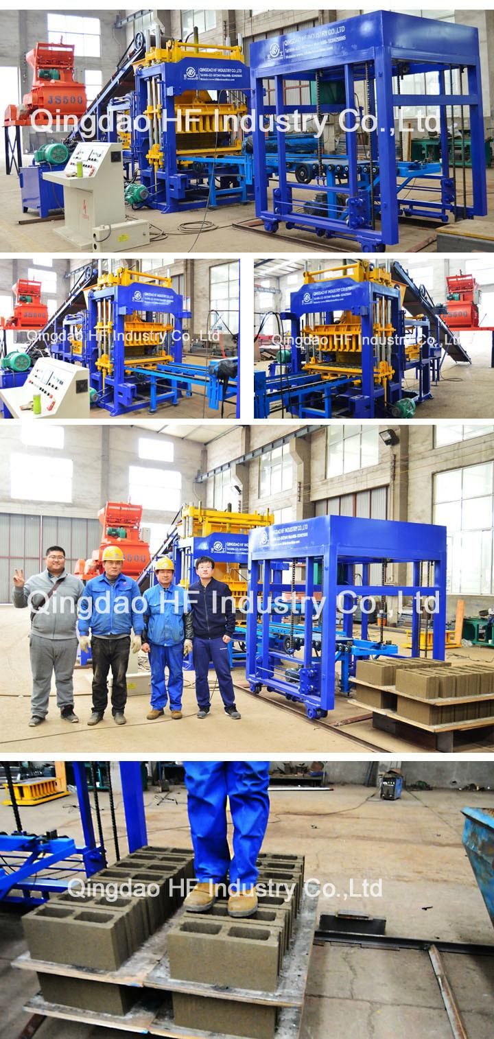 Qt5-15 Hydraulic Automatic Concrete Paving Block Making Machine