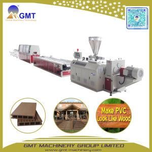 WPC PVC Plastic Wood Composite Hollow Decking Floor Machine Line