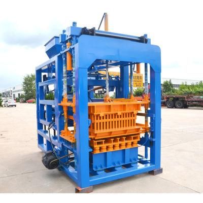 Qt4-15 Hydraulic Concrete Road Paver Machine Block Making Machine