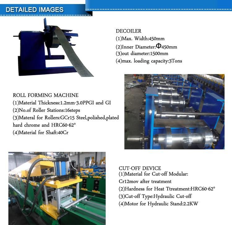 Roller Shutter Door Track Cold Roll Forming Machine