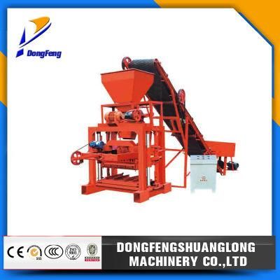 Qtj4-35 Automatic Hollow Concrete Brick Making Machine From China