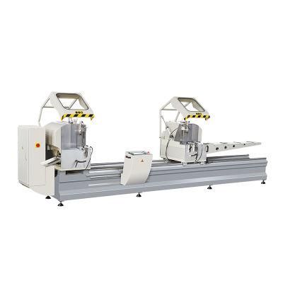 China Hot Sale UPVC Door Window Making Machinery Double Head Cutting Saw Machine