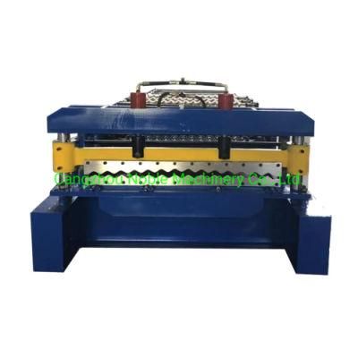 Metal Roofing Galvanized Aluminum Corrugated Steel Sheet Roll Forming Machine
