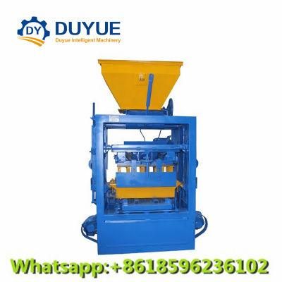 Duyue Qt4-24 Widely Used Brick Machine Production Line Well Made Carefully Crafted Concrete Block Machine Block Making Machine Zambia