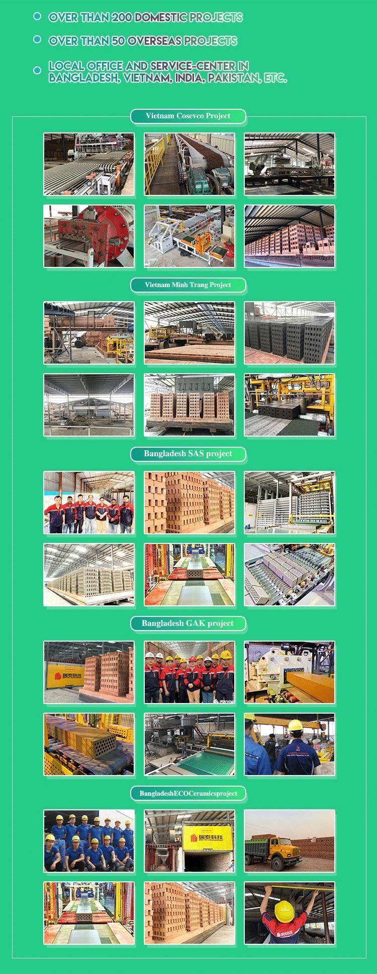 Automatic Brick Plant Machinery for Bangladesh Clay Bricks Industry