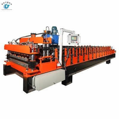 Double Layer Roof Tile Making Roll Forming Machinery