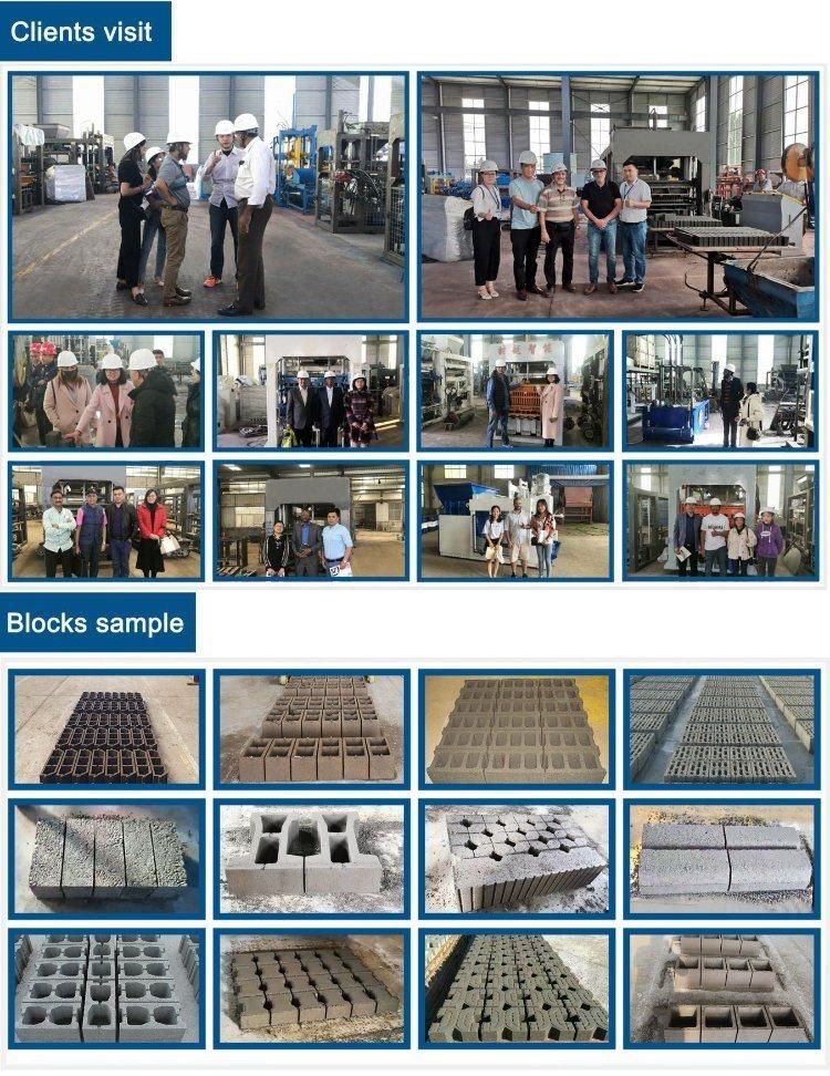 Qmy12-15 Cement Brick Block Making Machine Price
