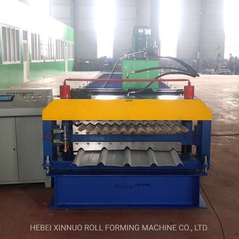 Double Layer Roll Forming Machine Roof Panel Curving Steel Sheet Profile Machine