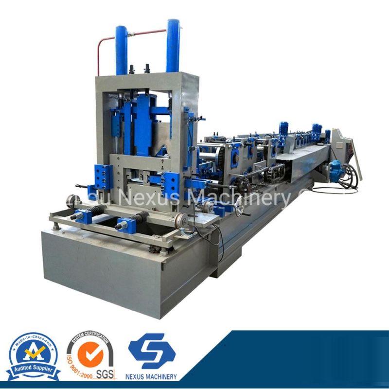 Easy Operation Metal Steel Frame Profile C Purlin Cold Roll Forming Machine