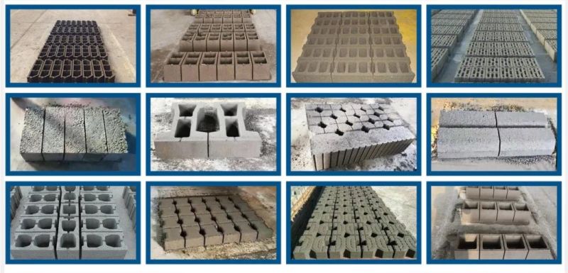 Movable Block Forming Machine Hollow Brick Making Machine with Customized Moulds