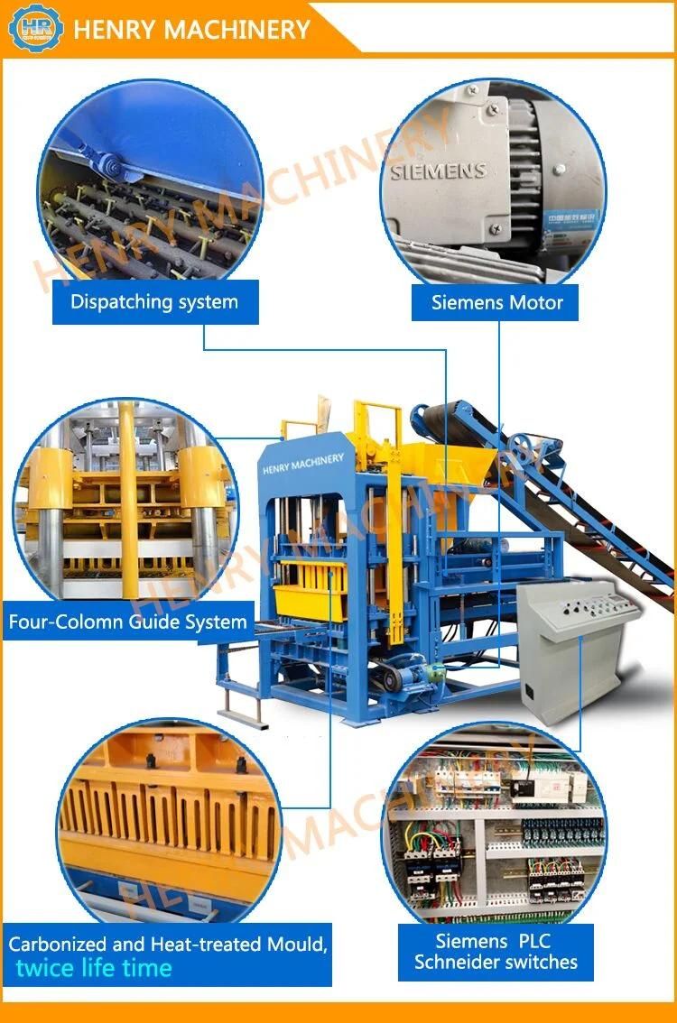 Huge Full Automatic Hydraulic Concrete Solid Block Making Machine Line
