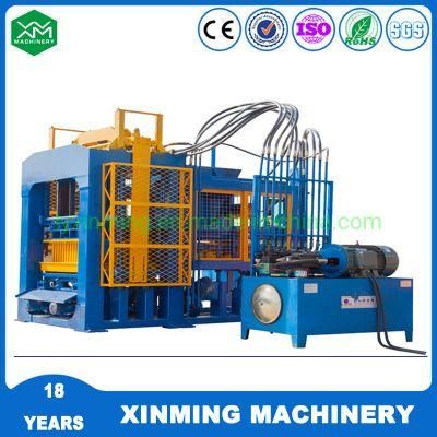 German Technology Automatic Hydraulic Brick Making Machine Qt8-15 Qt6-15 High Capacity Block Machine with Concrete Mixer