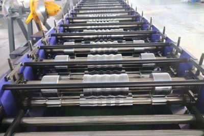 Colour Metal Corrugated Roof Panel Wall Plate Roll Forming Machine