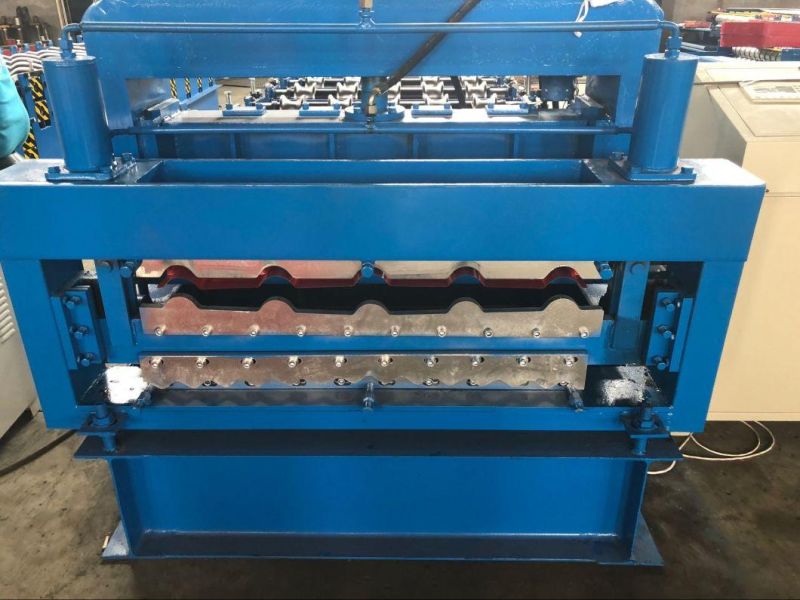 Good Quality Double Roof Panel Cold Roll Forming Making Machine in China