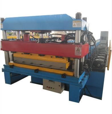 High Speed Drive with Gear Box Glazed Tile Step Press Full Automatic Roof Tile Rolling Machine