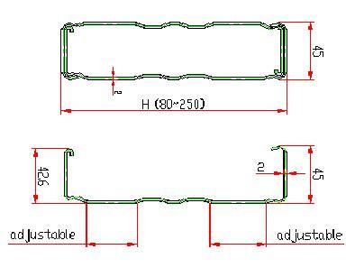 New Gi, Cold Rolled Steel, Hot Steel Forming Roller Former