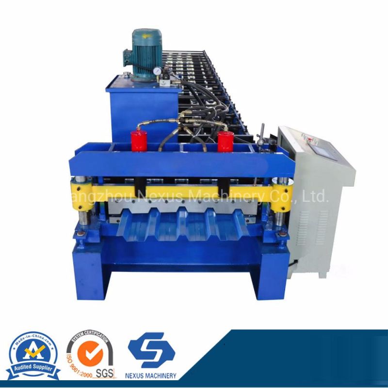Ibr Roofing Sheet Roll Forming Machine for Processing Galvanized Steel Exported to South Africa