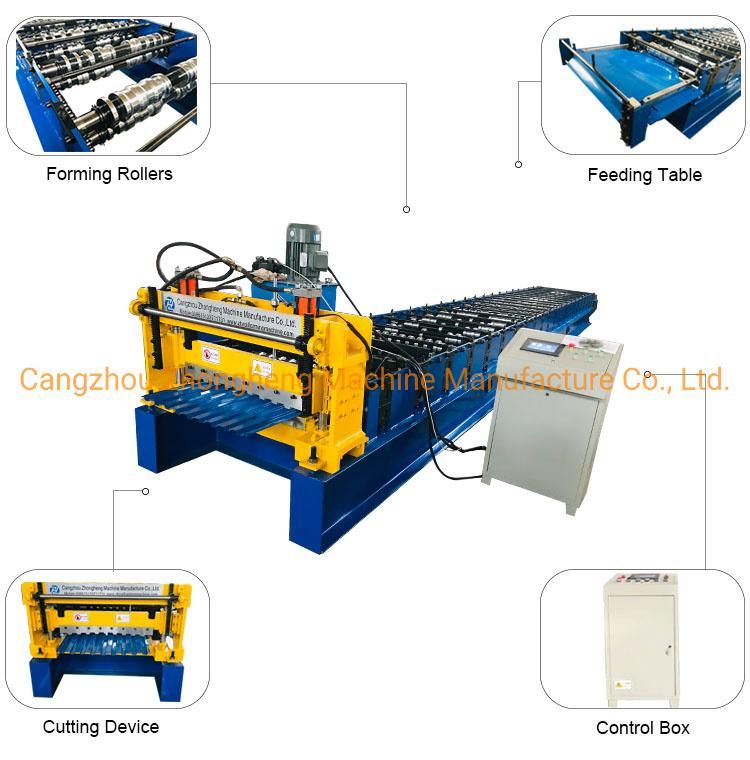 Automatic Aluzinc Steel Shutter Door Roll Forming Machine