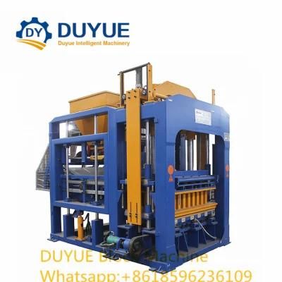 Germany Qt10-15 Full Automatic and Hydraulic Concrete Interlock Block Making Machine / Cement Hollow Brick Machine