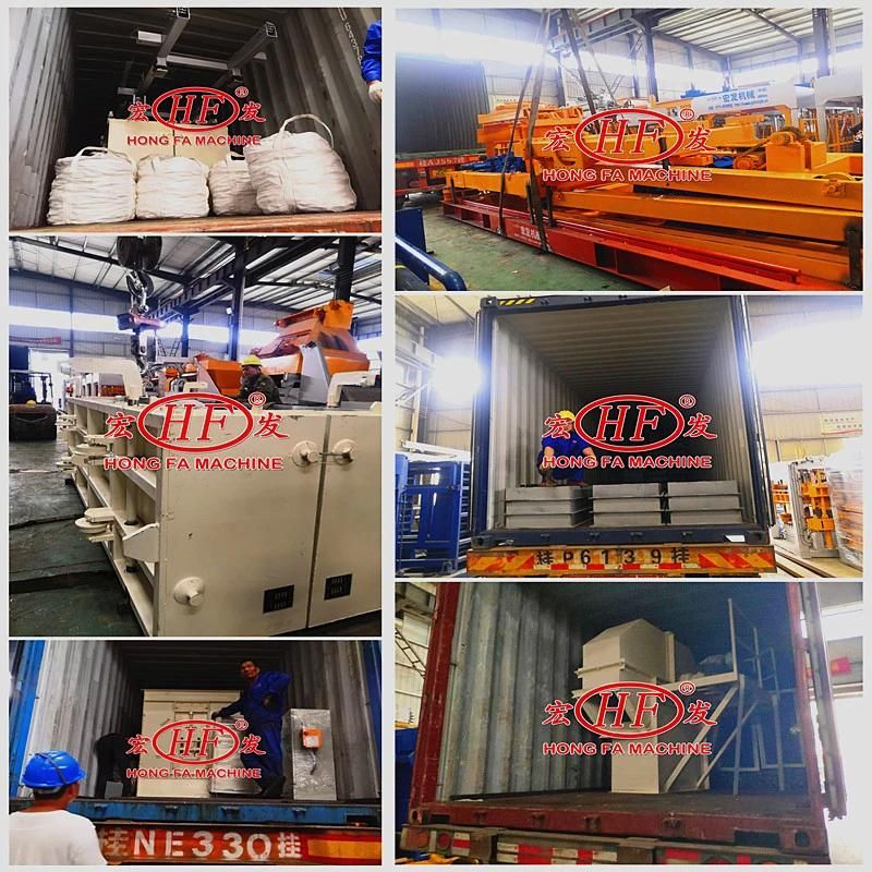 Guangxi Hongfa Germany Ytong Fully Automatic Aerated Autoclaved Concrete Brick Making Machine Alc Panel AAC Block Plant in Building Material Machinery