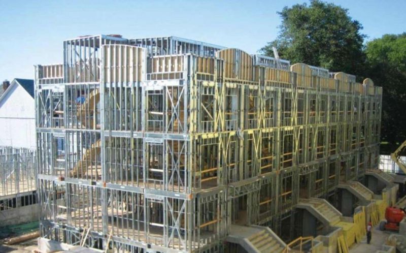 Multi Sizes Cu Light Gauge Steel Framing Machine for 1-5 Stories Modular Villa House Plant