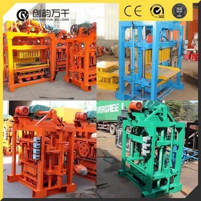 Qtj4-40 Manual Cement Concrete Paving Block Machine for Small Scale Factory