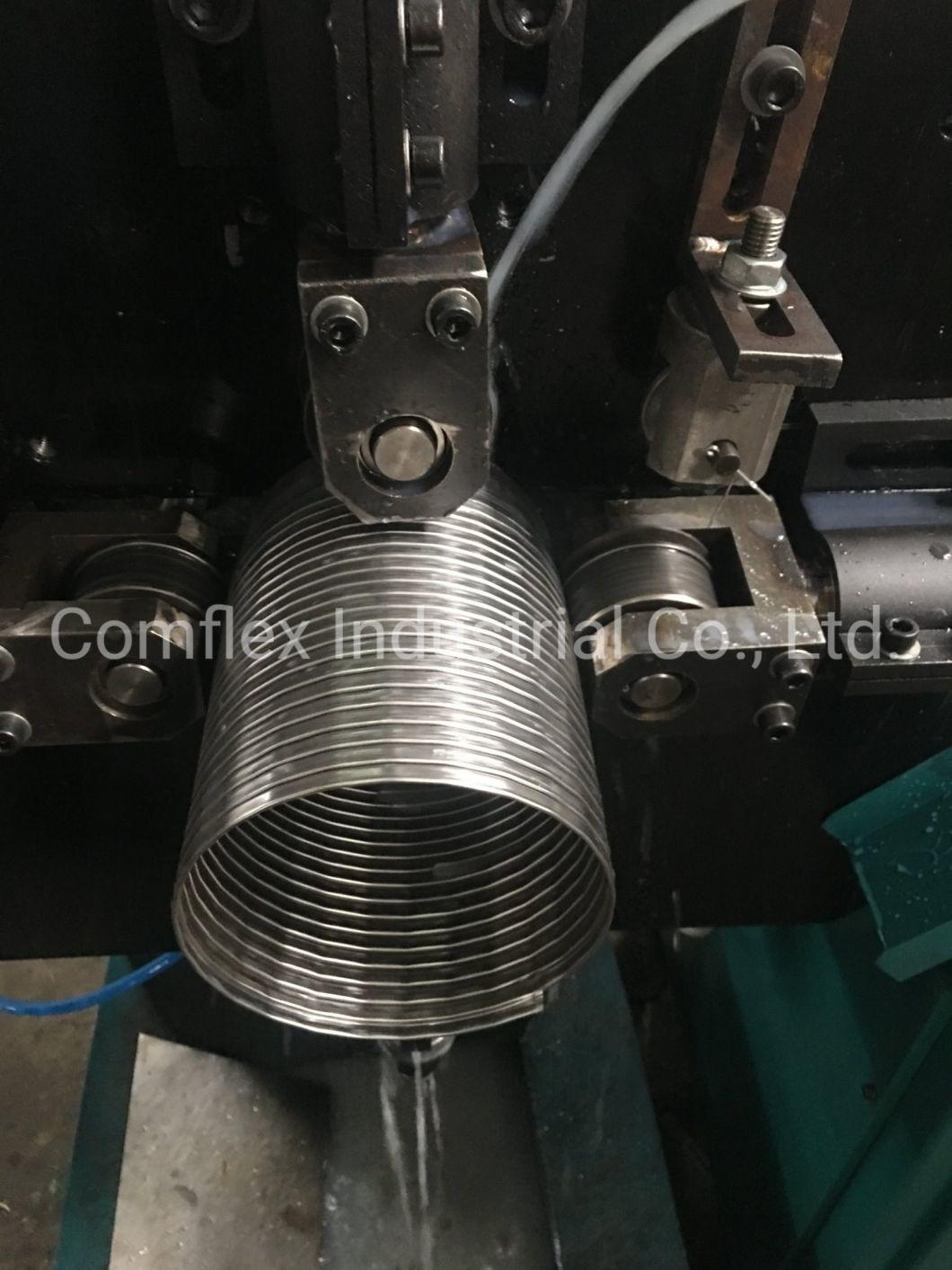 38-150mm Interlocked Flexible Metal Hose Machine, Flex Exhaust Pipe Machine^