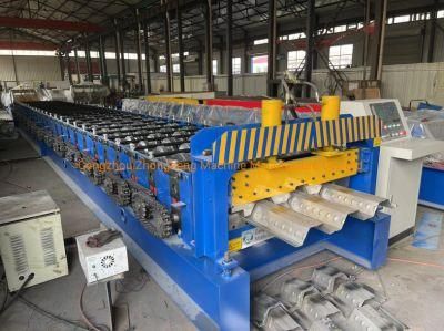 Galvanised Sheet Steel Support Deck Floor Bearing Plate Roll Forming Making Machine Production Line