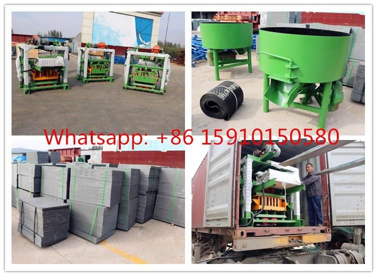 Qtj40-2 Manual Concrete Block Machine Hollow Block Making Machine