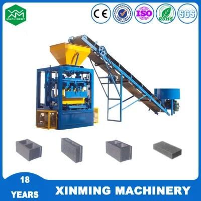 Qt4-24 Semi-Automatic Concrete Block Making Machine Hollow Brick Making Machine in Hot Sale