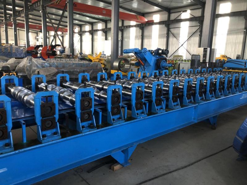 Trapezoidal Rib Roofing Sheet Roll Forming Machine Long Span Ibr Roof Tile Making Machine